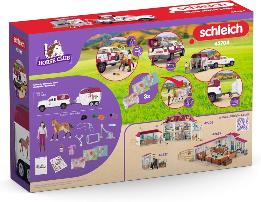 Schleich Horse Club - Mobile Vet with Trailer