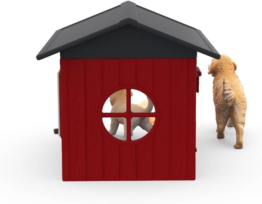 Schleich Farm World - Dog Kennel with Golden Retriever