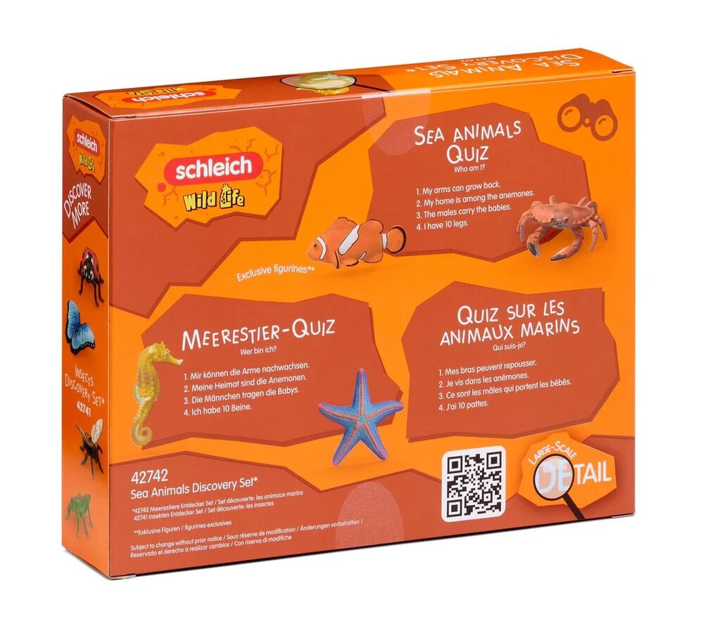 Schleich Wild Life - Sea Animals Discovery Set
