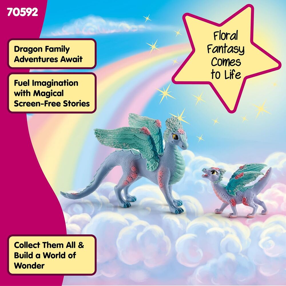 Schleich Bayala - Blossom Dragon Mother and Child