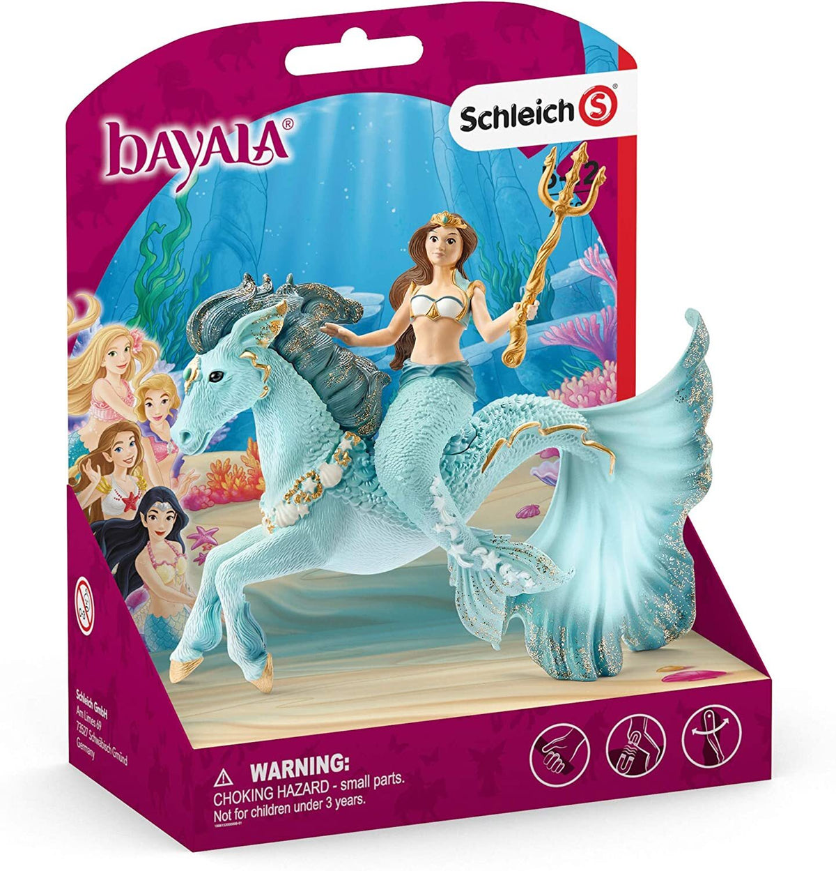 Schleich Bayala - Mermaid Eyela On Underwater Horse