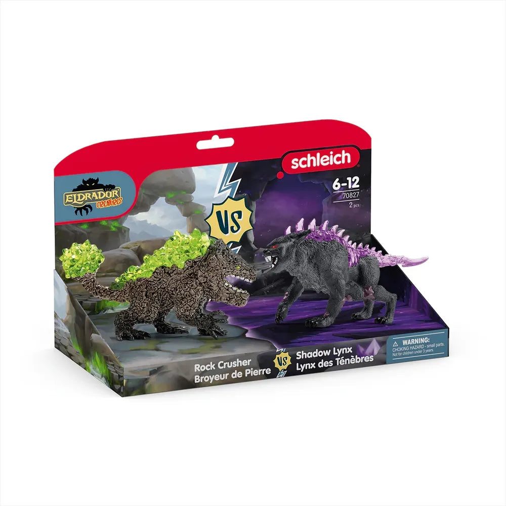 Schleich Eldrador Creatures - Shadow Lynx vs. Rock Crusher