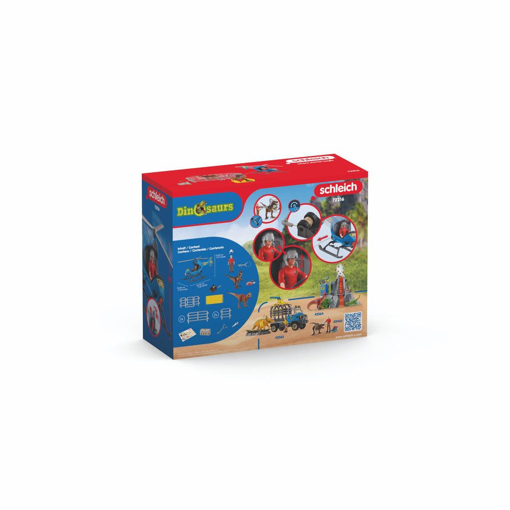 Schleich Dinosaurs - Dino Helicopter Rescue