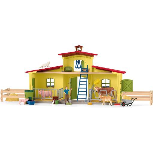 Schleich Farm World - Farm with Chicken Coop and Horse Box