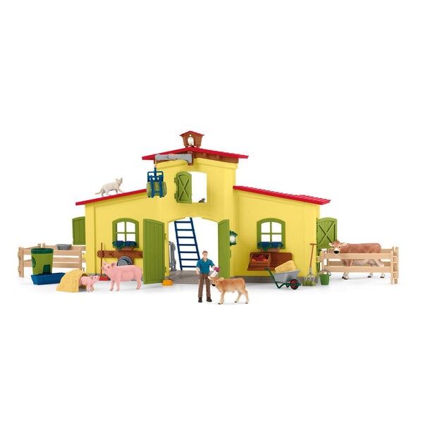 Schleich Farm World - Farm with Chicken Coop and Horse Box
