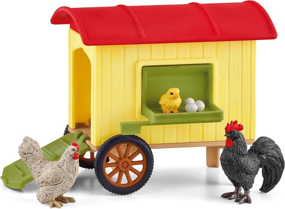Schleich Farm World - Farm with Chicken Coop and Horse Box