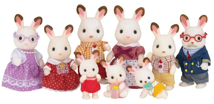 Sylvanian Families - Chocolate Rabbit Family