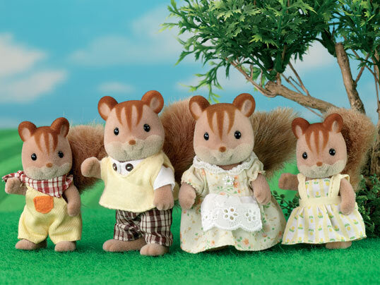 Sylvanian Families - Walnut Squirrel Family