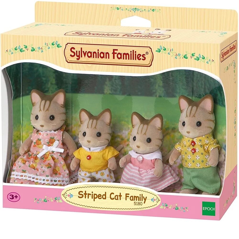 Sylvanian Families - Striped Cat Family