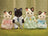 Sylvanian Families - Tuxedo Cat Family