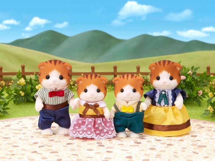 Sylvanian Families - Maple Cat Family