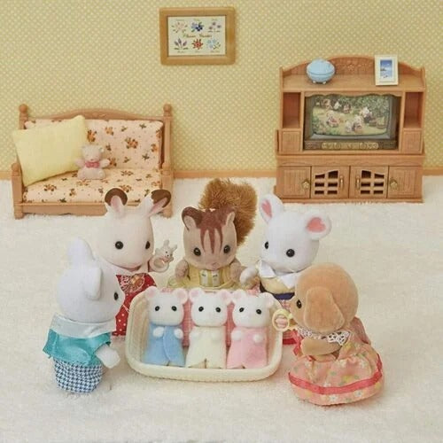 Sylvanian Families - Marshmallow Mouse Triplets