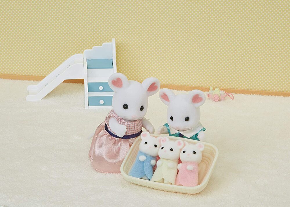 Sylvanian Families - Marshmallow Mouse Triplets