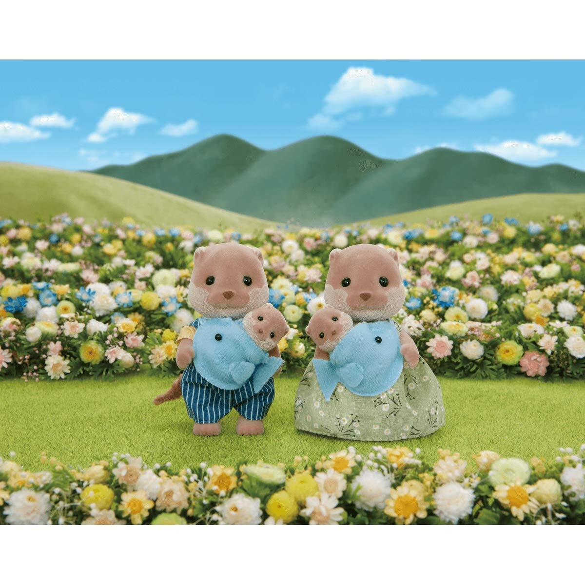 Sylvanian Families - Splashy Otter Family