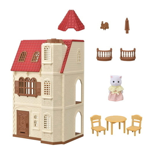 Sylvanian Families - Red Roof Tower House Gift Set