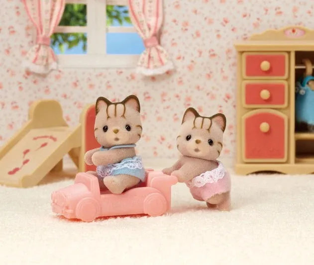 Sylvanian Families - Striped Cat Twins