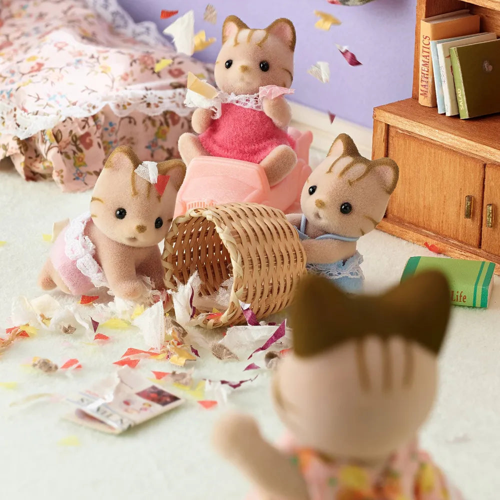 Sylvanian Families - Striped Cat Twins