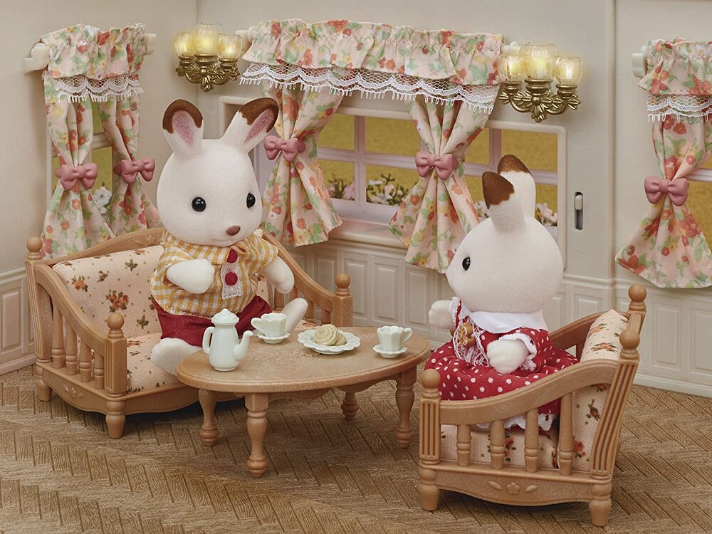 Sylvanian Families - Wall Lamps And Curtains Set