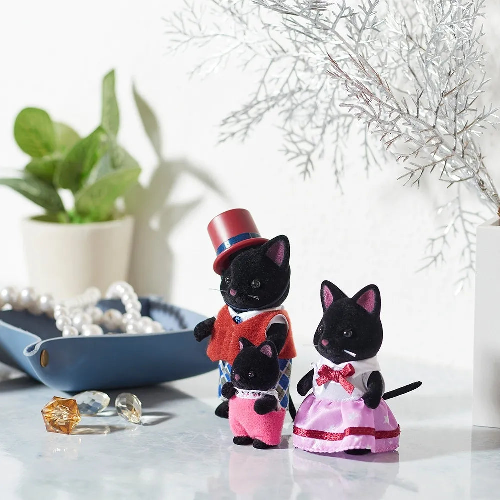 Sylvanian Families - Midnight Cat Family