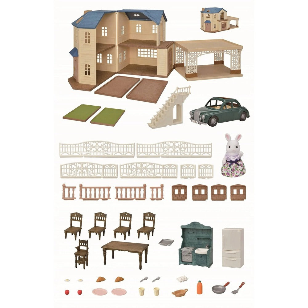Sylvanian Families - Large House With Carport Gift Set