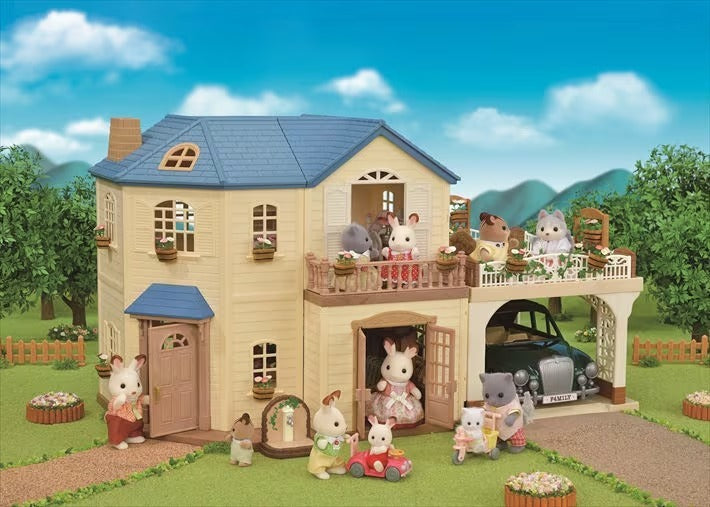 Sylvanian Families - Large House With Carport Gift Set