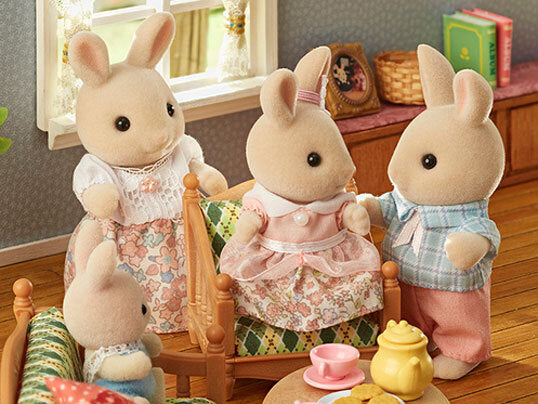Sylvanian Families - Milk Rabbit Family