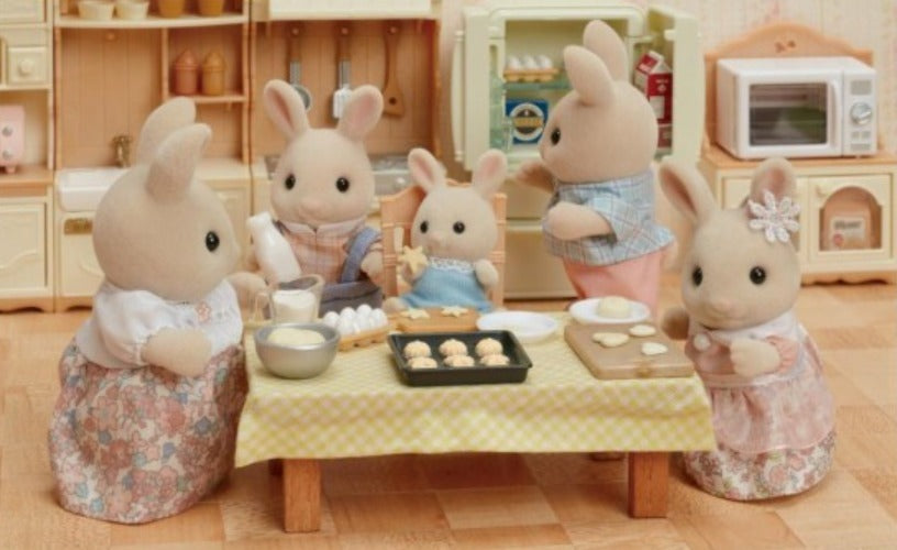 Sylvanian Families - Milk Rabbit Family