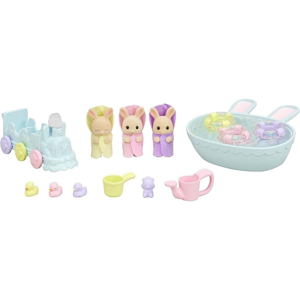 Sylvanian Families - Triplets Baby Bathtime Set