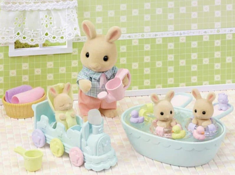 Sylvanian Families - Triplets Baby Bathtime Set