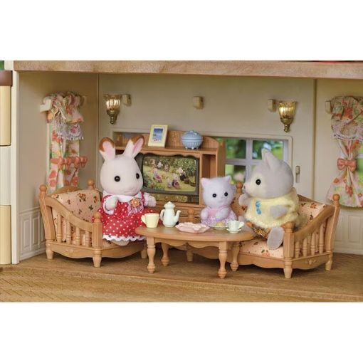 Sylvanian Families - Red Roof Country Home Secret Attic Playroom Gift Set