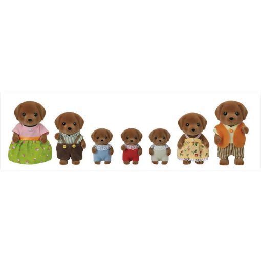 Sylvanian Families - Chocolate Labrador Family