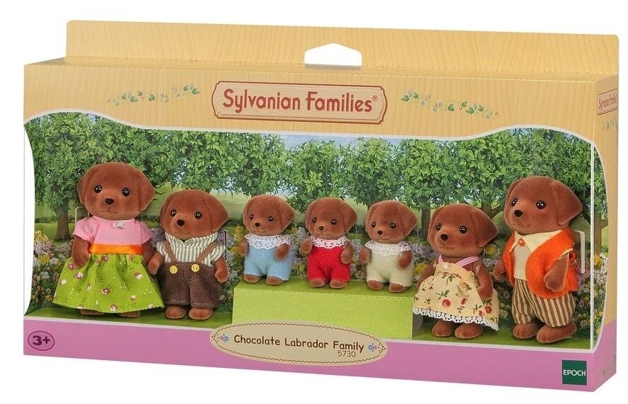 Sylvanian Families - Chocolate Labrador Family