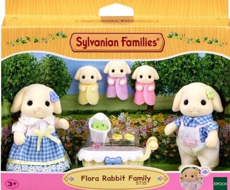 Sylvanian Families - Flora Rabbit Family