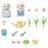 Sylvanian Families - Flora Rabbit Sister & Brother Blossom Gardening Set