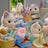 Sylvanian Families - Latte Cat Family