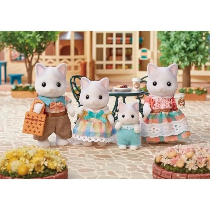 Sylvanian Families - Latte Cat Family