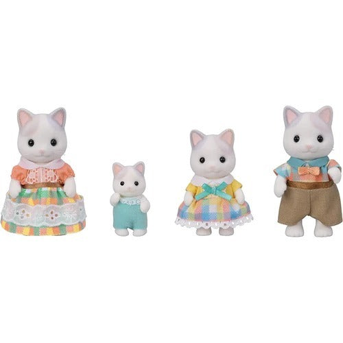 Sylvanian Families - Latte Cat Family