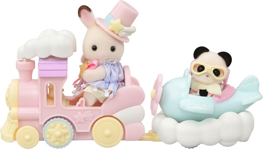 Sylvanian Families - Amusement Park Ride Set Plane & Train