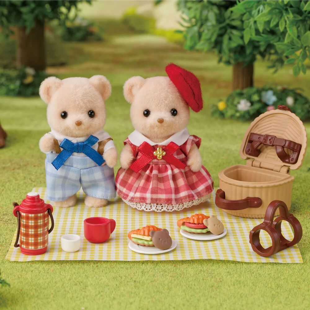 Sylvanian Families - Biscuit Bear Sister & Brother