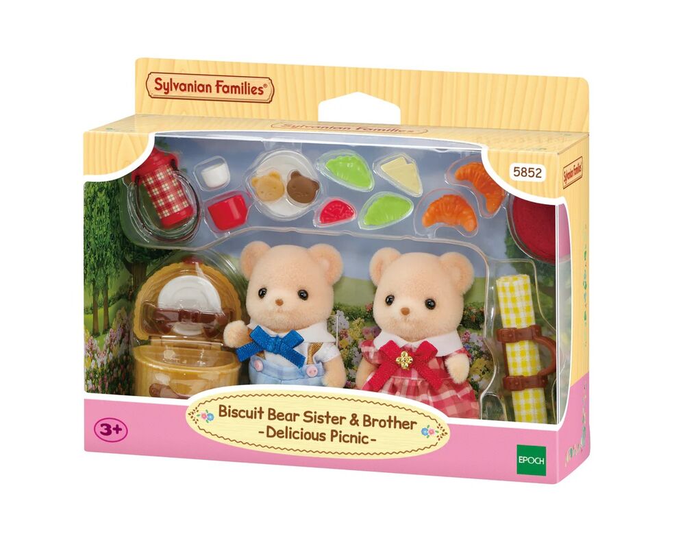 Sylvanian Families - Biscuit Bear Sister & Brother