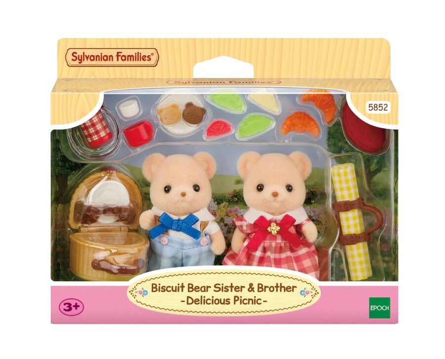 Sylvanian Families - Biscuit Bear Sister & Brother