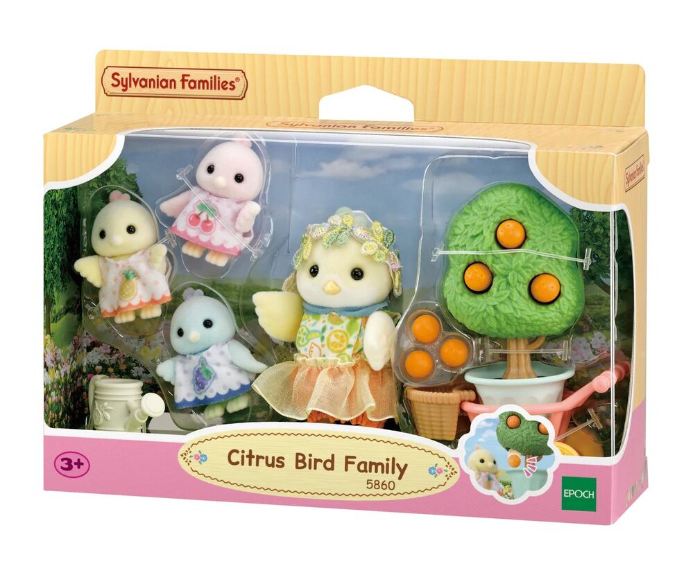 Sylvanian Families - Citrus Bird Family