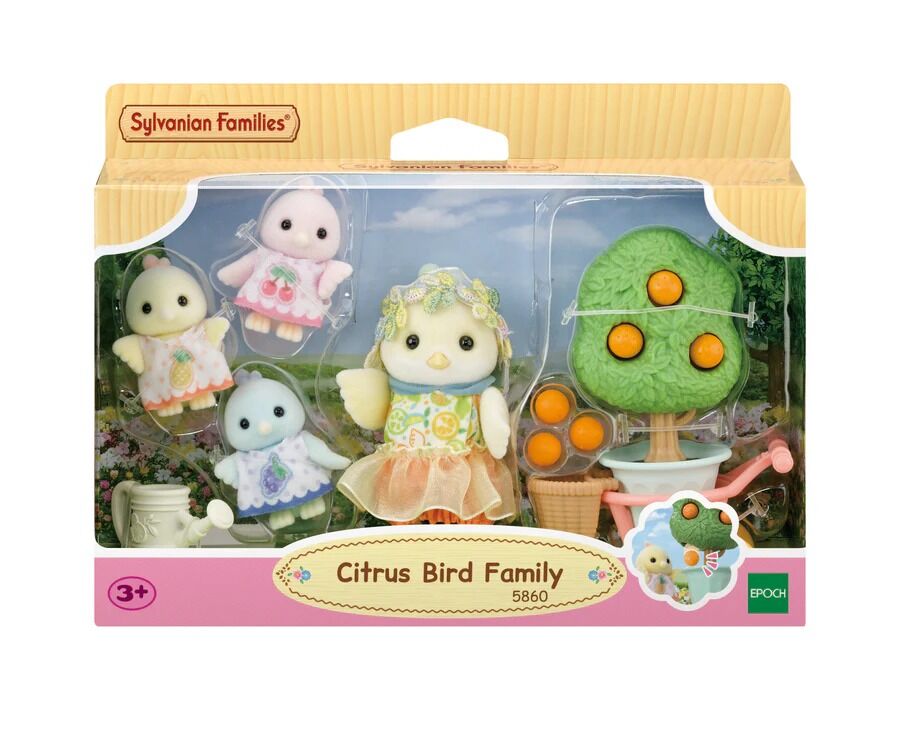 Sylvanian Families - Citrus Bird Family