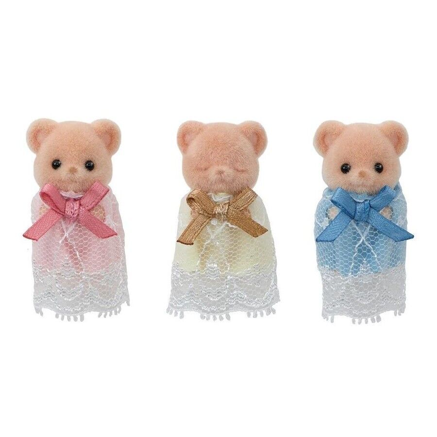 Sylvanian Families - Biscuit Bear Sleepy Triplets