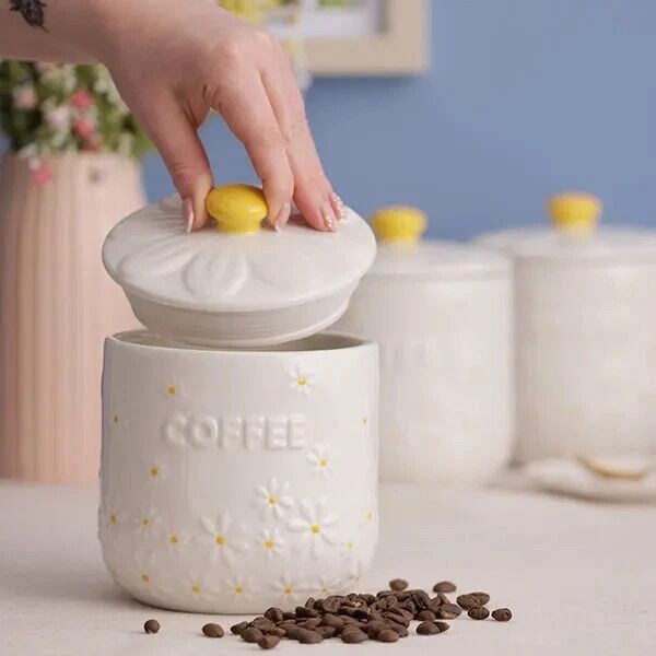 Price & Kensington - Daisy Coffee Jar (700ml)
