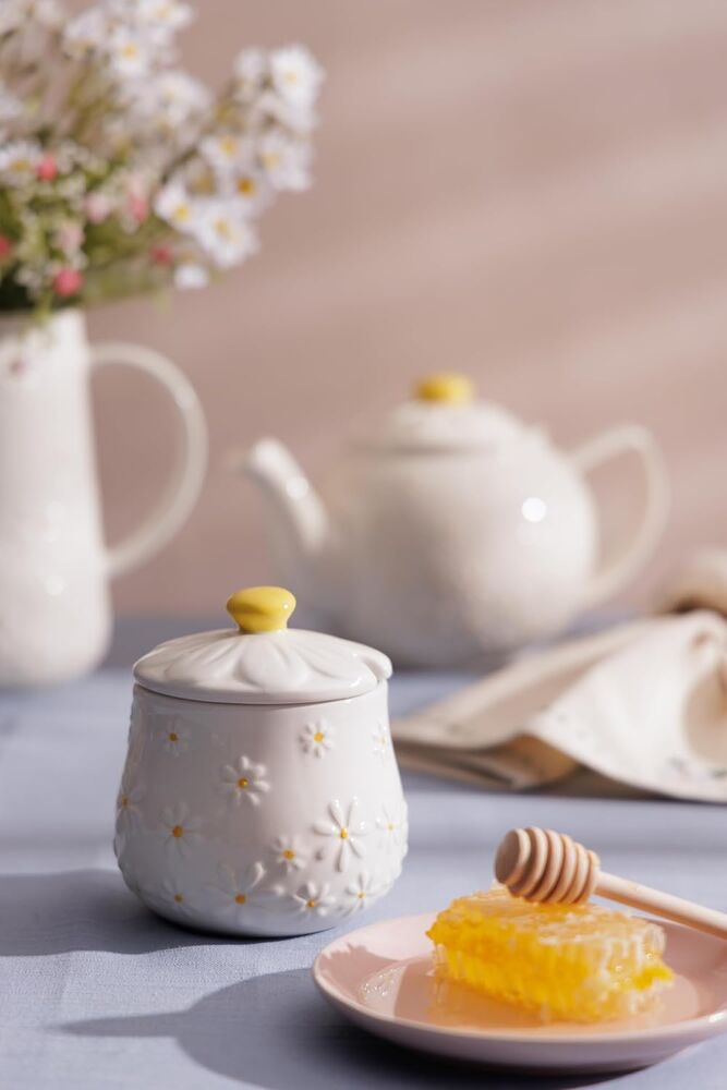 Price & Kensington - Daisy Honey Pot & Drizzler