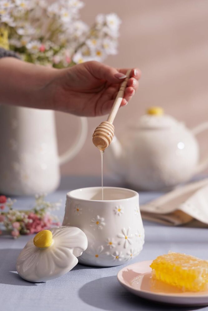 Price & Kensington - Daisy Honey Pot & Drizzler