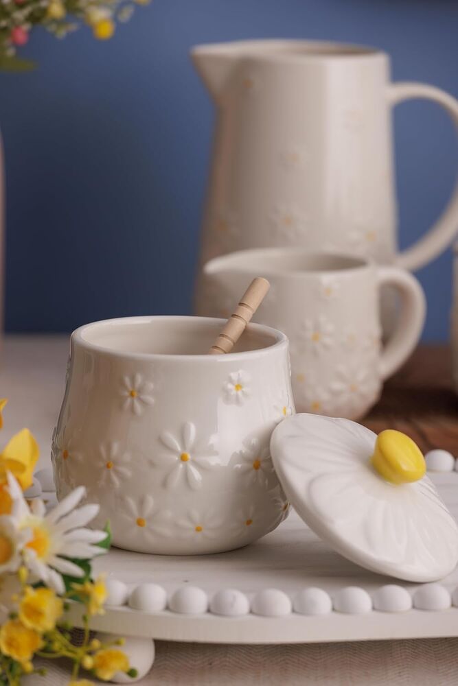 Price & Kensington - Daisy Honey Pot & Drizzler