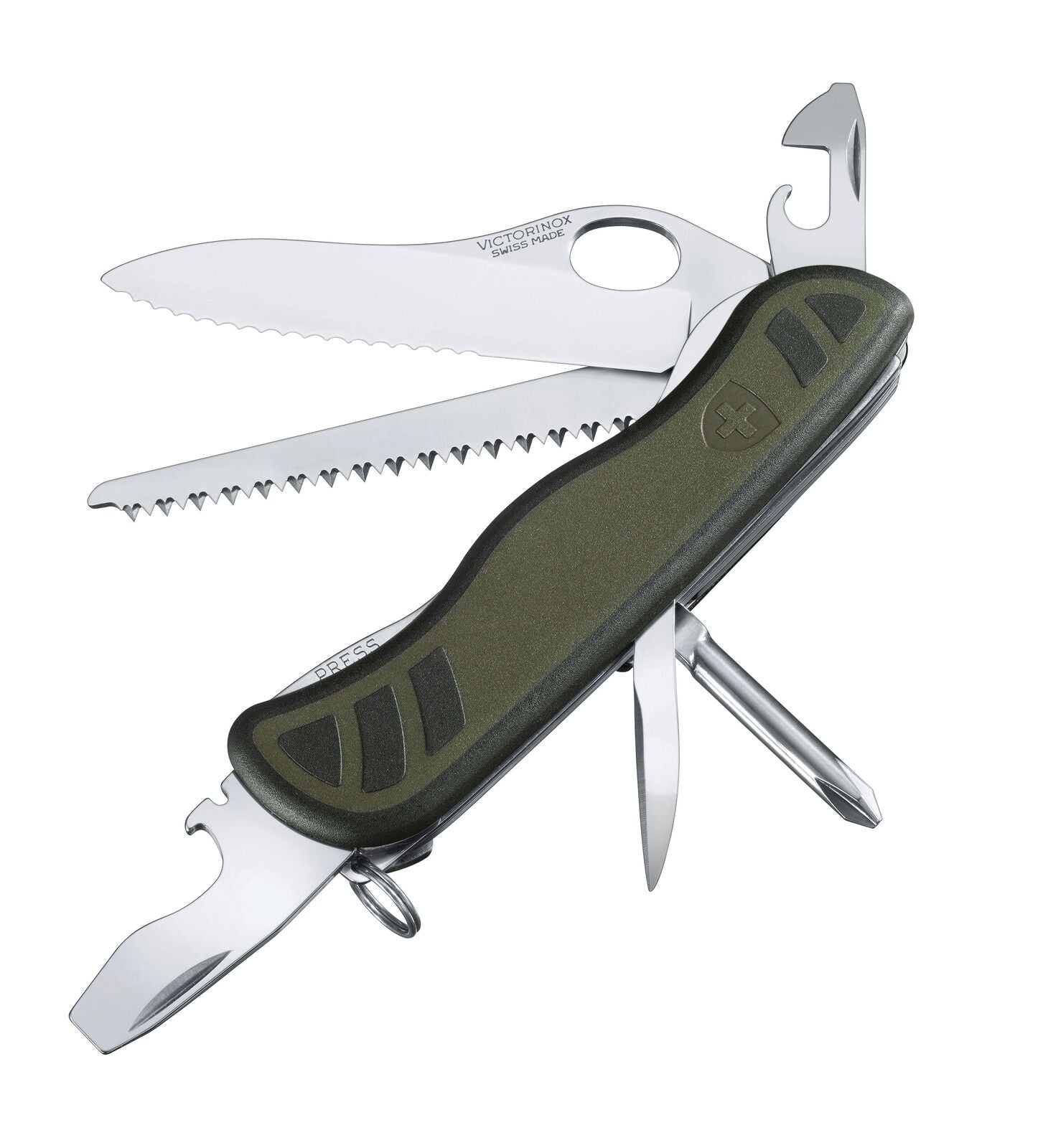 Victorinox Swiss Army Knife - Soldiers Knife Green/Black