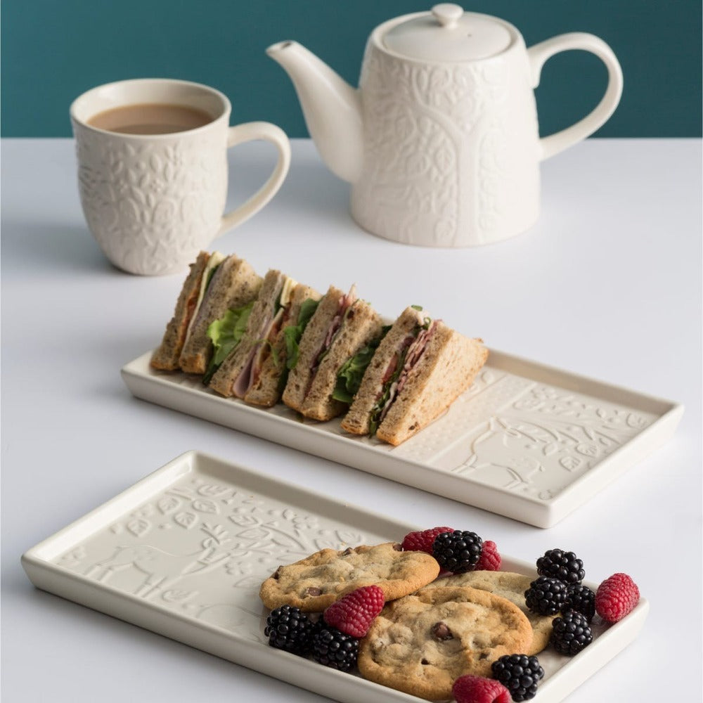 Mason Cash - In The Forest Cream Serving Platter - 30cm